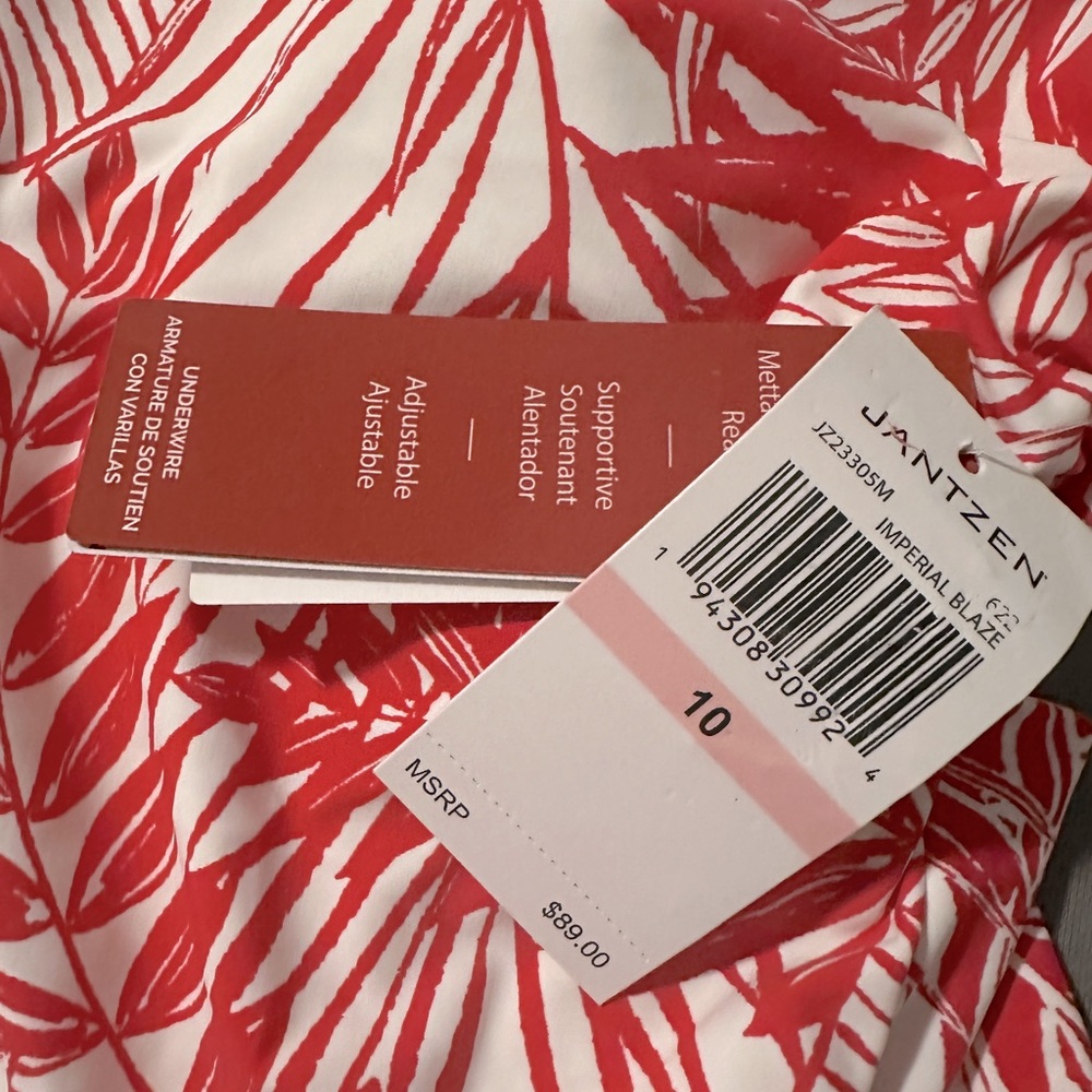 Jantzen one piece swimsuit size 10 - Picture 6 of 6